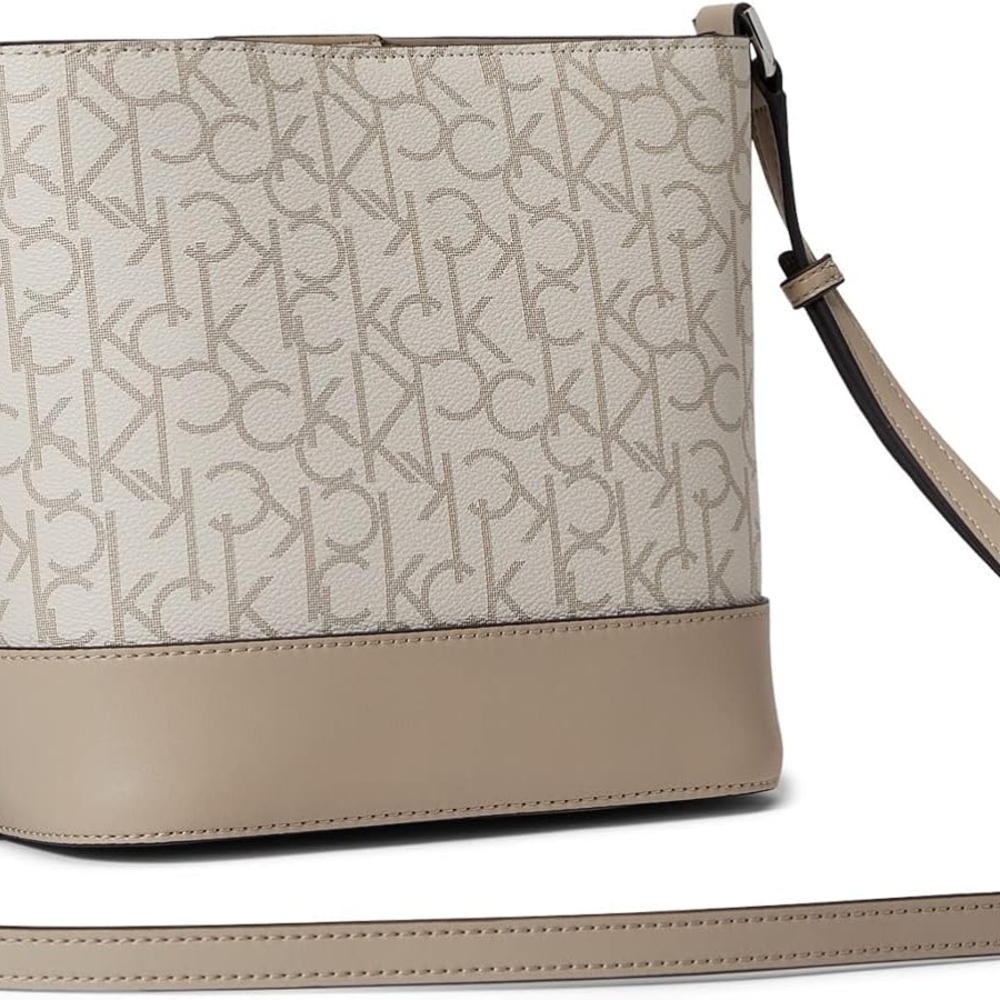 CALVIN KLEIN Adrina Crossbody Bag In Vanilla Khk - Picture 9 of 9